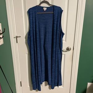 LuLaRoe Joy XL Blue sweater material